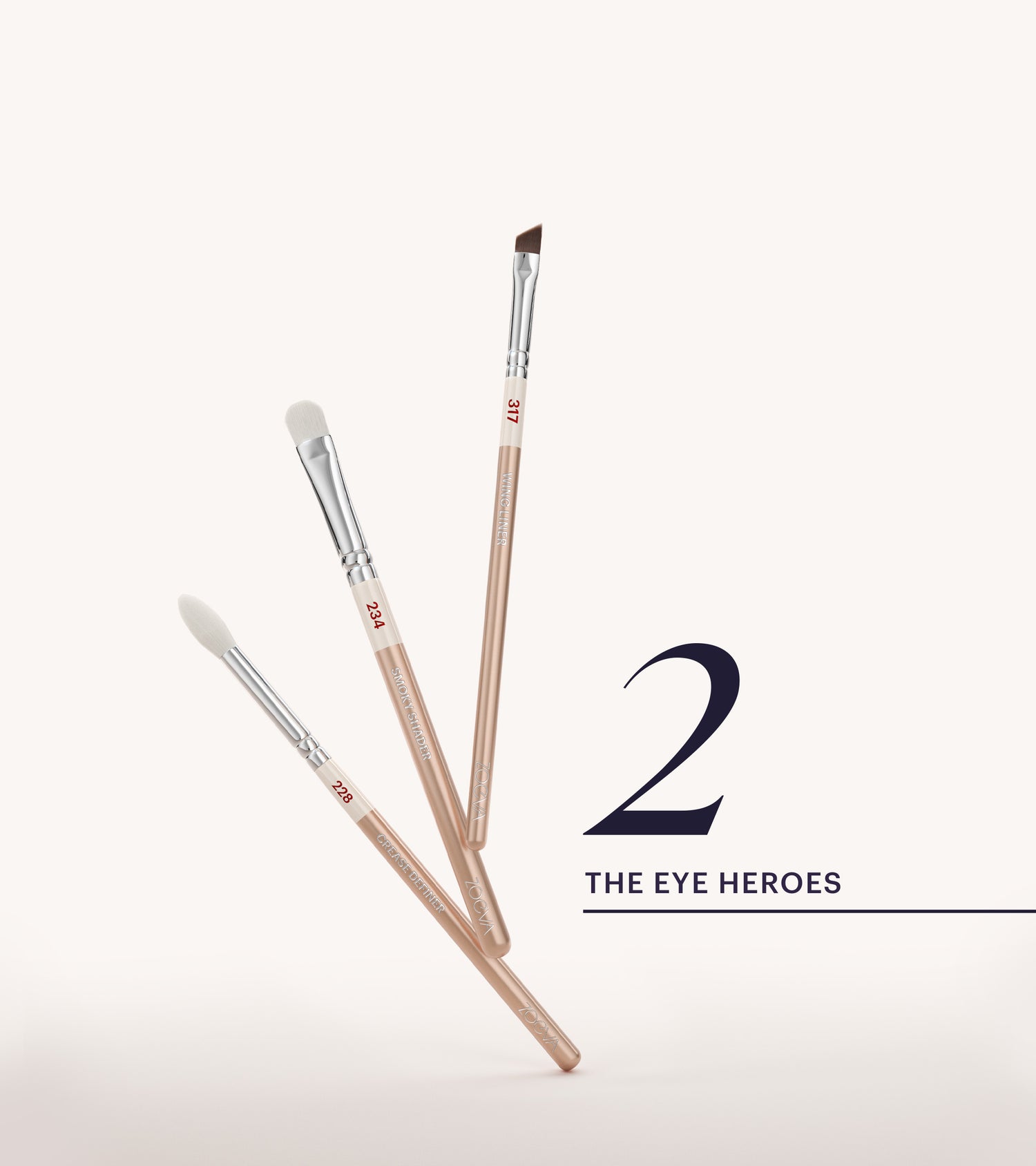 ZOEVA - The Complete Pinselset (Champagne) - BRUSH SET