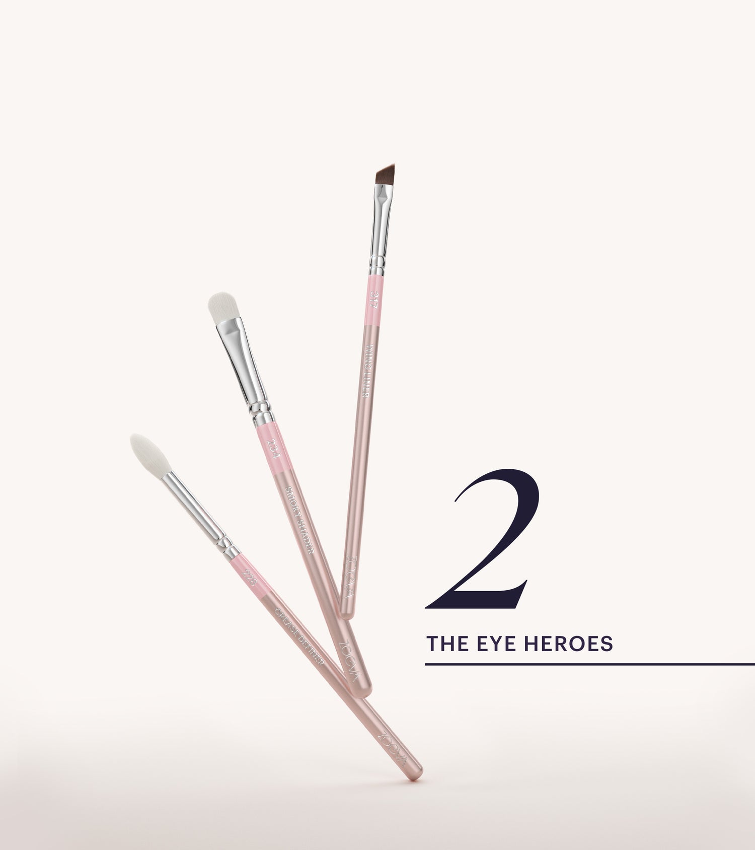 ZOEVA - The Complete Pinselset (Dusty Rose) - BRUSH SET