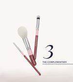 ZOEVA - The Zoe Bag & The Complete Pinselset (Dusty Bordeaux) - BRUSH SET