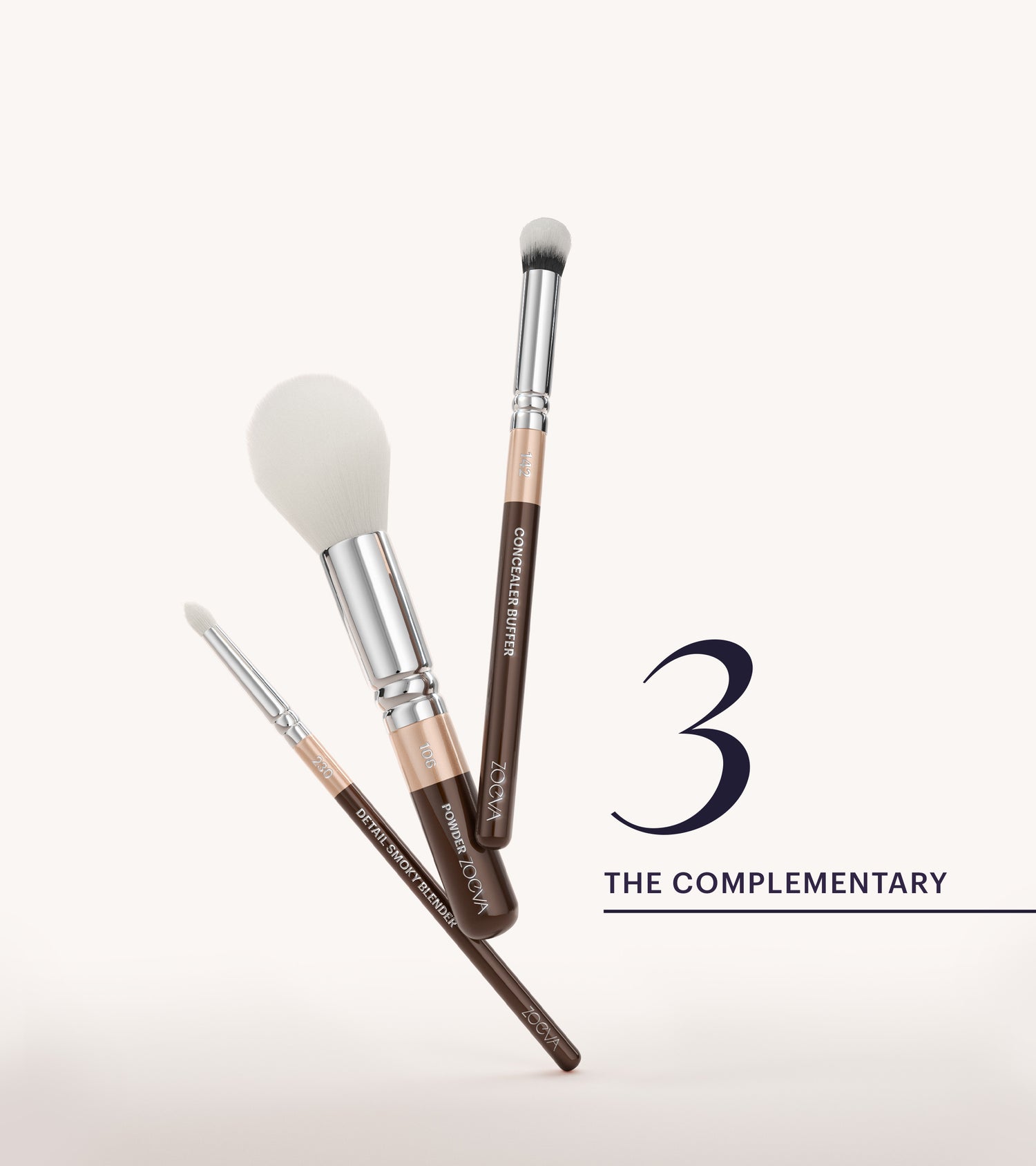 ZOEVA - The Complete Pinselset (Chocolate) - BRUSH SET