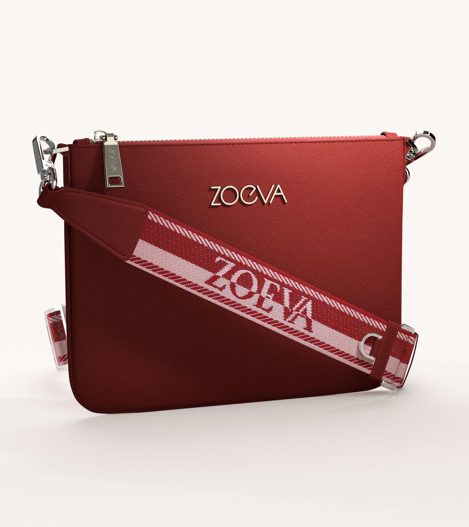 ZOEVA - The Everyday Clutch & Shoulder Strap (CHERRY) - ACCESSORIES